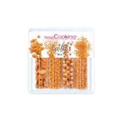Mix de décors sucrés dorés