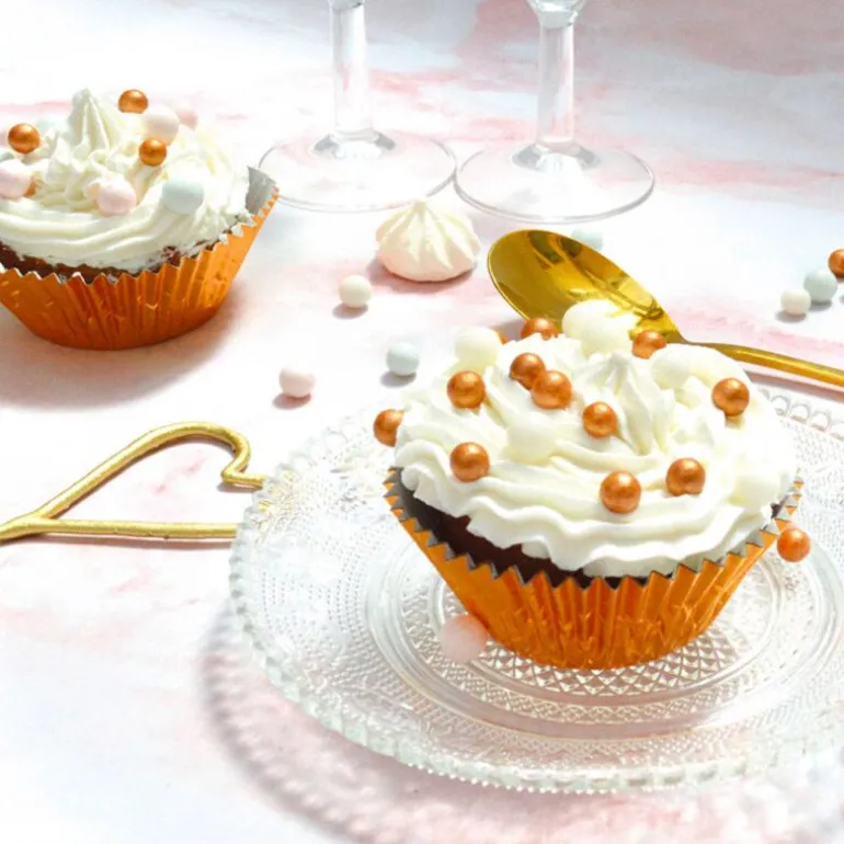 Mix de décors sucrés dorés
