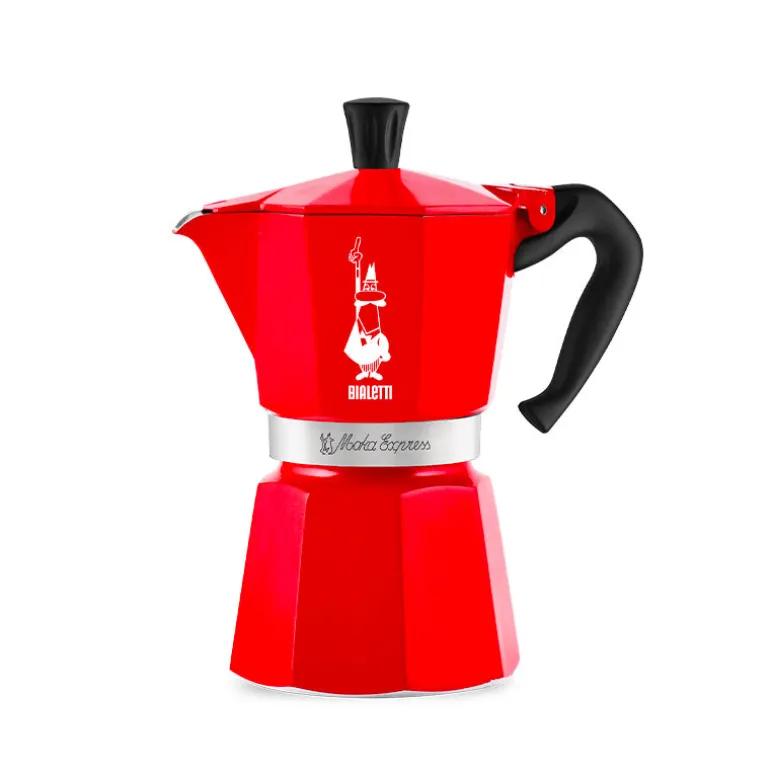 Moka Express 6 tasses Rouge