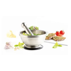Mortier pilon inox