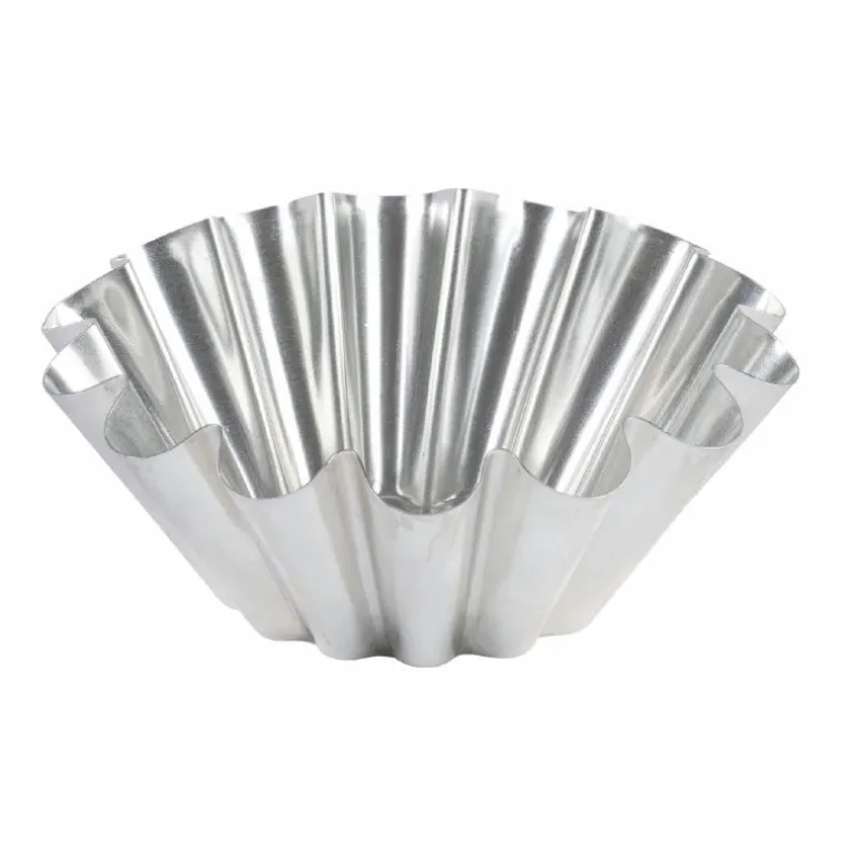Moule à brioche grosses côtes en fer 22cm Gobel