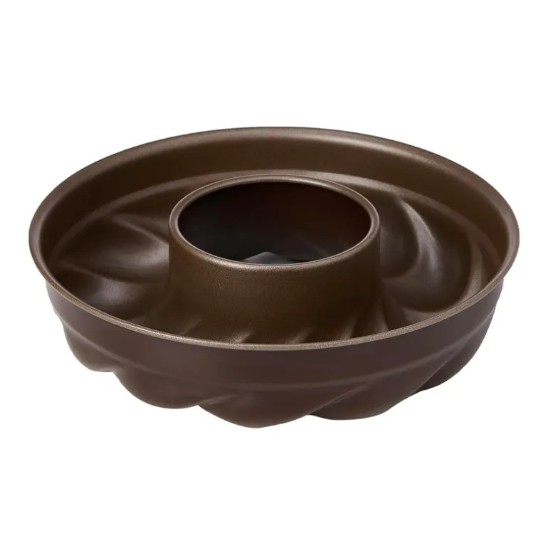 Moule à savarin torsadé anti-adhésif 22cm Gobel
