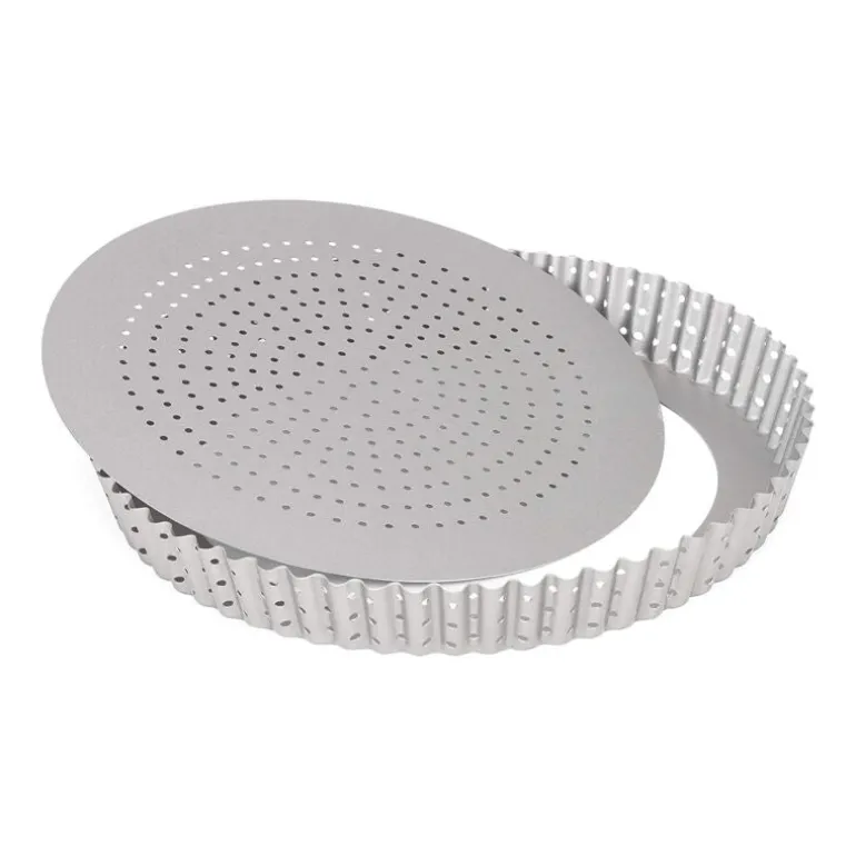 Moule à tarte fond amovible perforé 24 cm Patisse