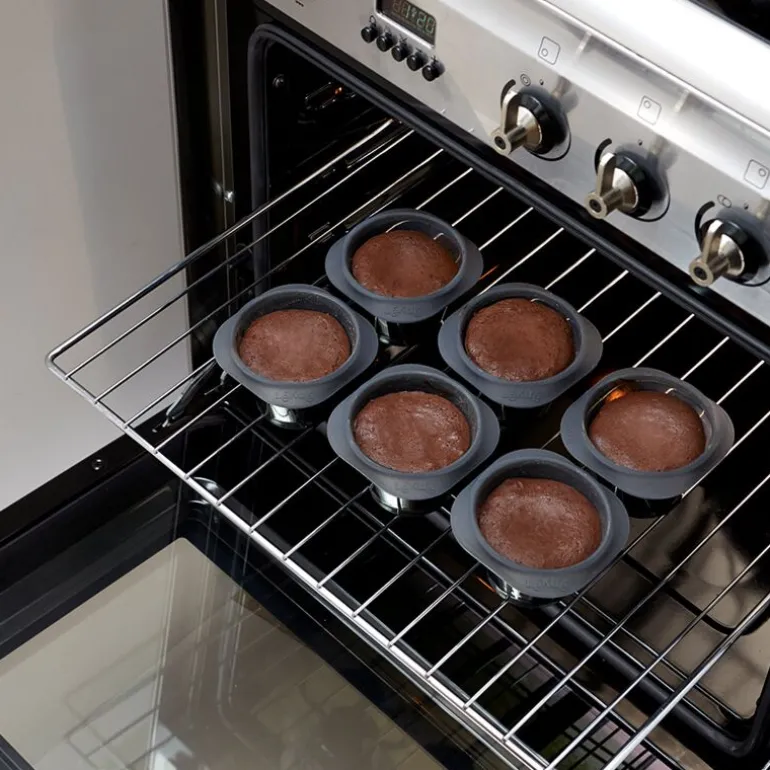 6 moules fondant chocolat