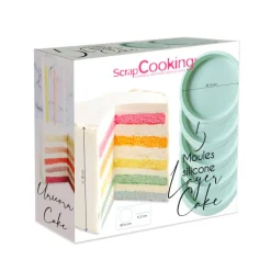 5 Moules Layer Cake en Silicone