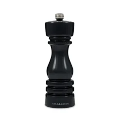 Moulin à sel 18 cm noir brillant London Cole and Mason