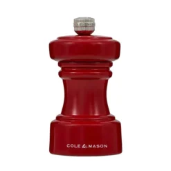 Moulin à sel 10 cm rouge brillant Hoxton Cole and Mason