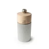 Moulin à sel en aluminium et bois 12cm Line Peugeot