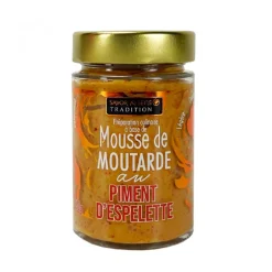 Mousse de moutarde piment d'Espelette
