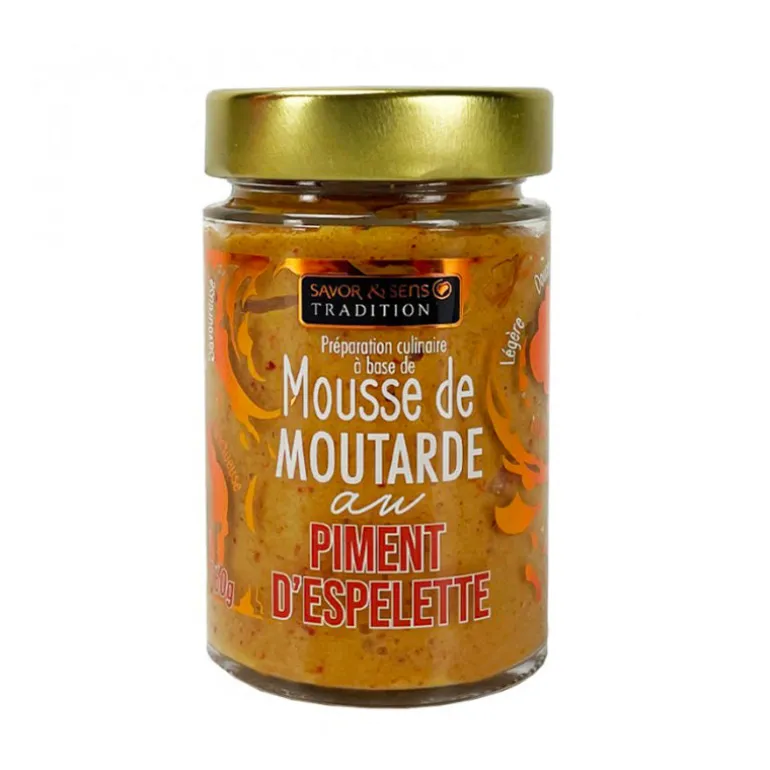 Mousse de moutarde piment d'Espelette