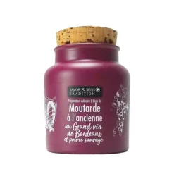 Moutarde à l'ancienne au vin de Bor