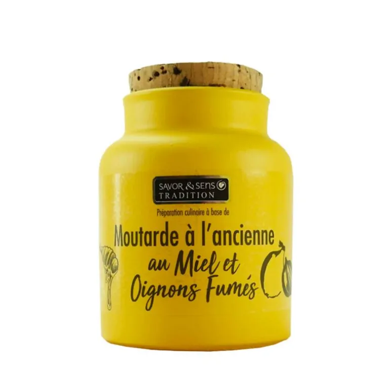 Moutarde ancienne miel et oignon
