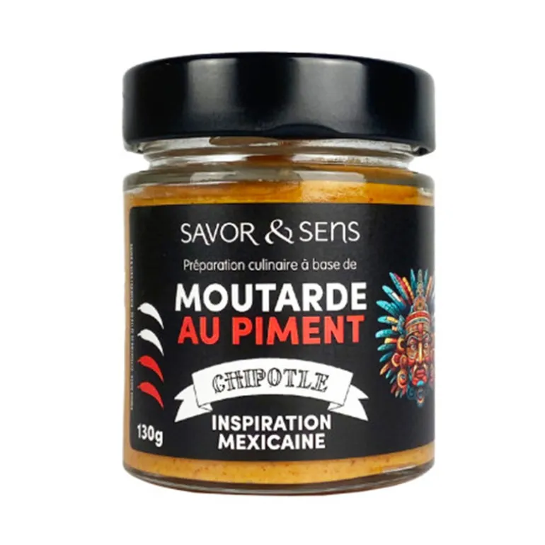 Moutarde piment chipotle 130g
