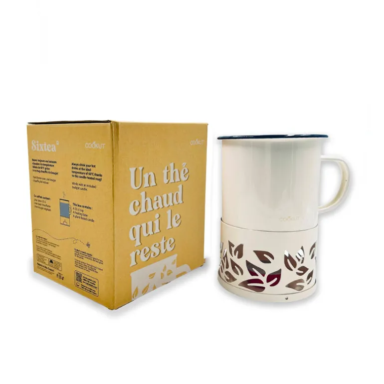 Mug chauffant beige Sixtea Cookut