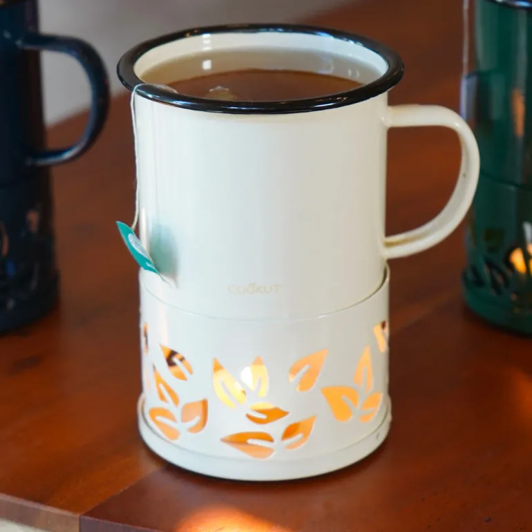 Mug chauffant beige Sixtea Cookut