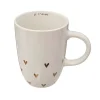 Mug en céramique 44cl blanc The Floral Secret de Gourmet