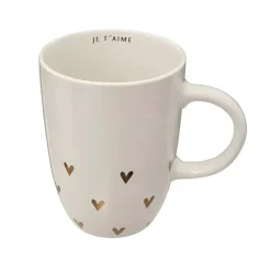 Mug en céramique 44cl blanc The Floral Secret de Gourmet