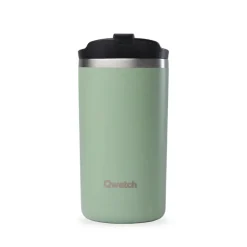 Mug isotherme en inox 350ml tilleul Travel Mug Qwetch