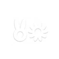 Nature cake Fleur & lapin