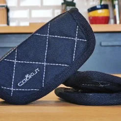 Paire de maniques noires Cookut