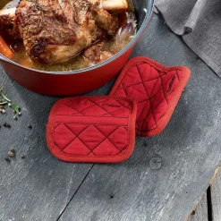 Paire de maniques rouges Cookut