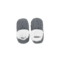 Pantouffles tricotées T35/38 Gris