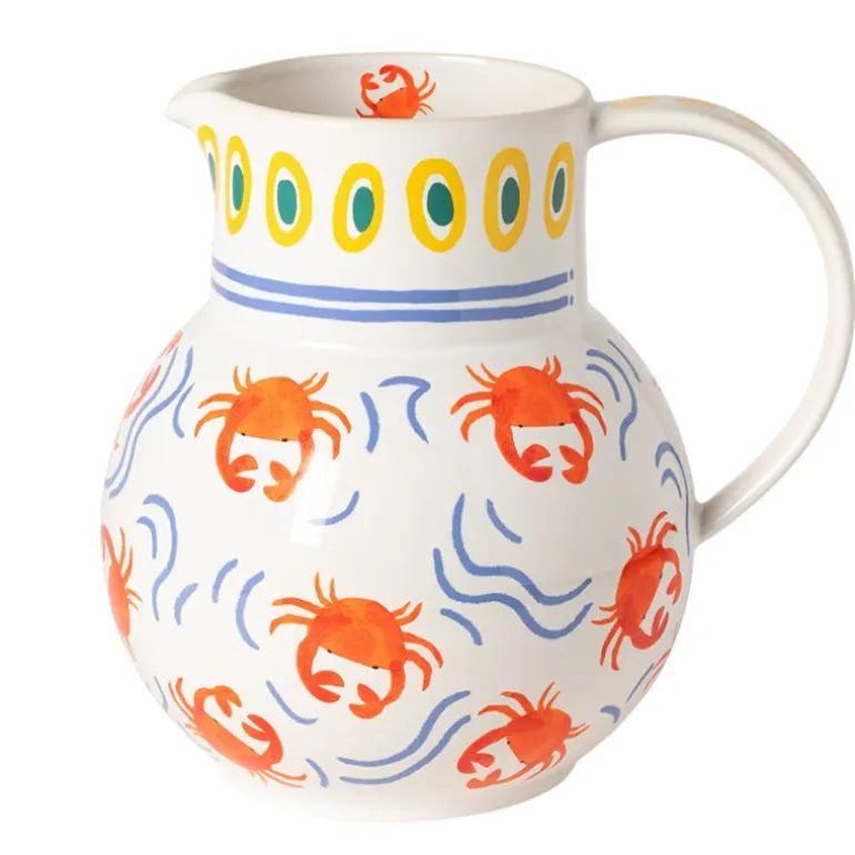 Pichet crabe en grès 5,95L Summer Bliss Costa Nova