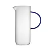 Pichet Torino 1L1 transparent bleu