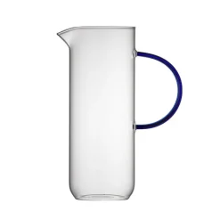 Pichet Torino 1L1 transparent bleu