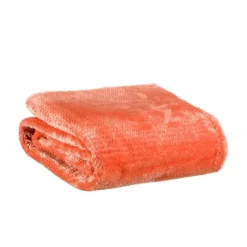 Plaid adel terracotta 160x130