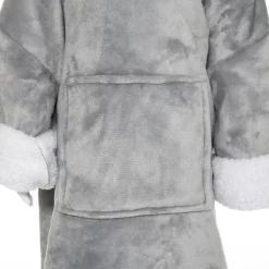 Plaid sweat enfant ours gris