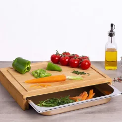 Planche à découper 35x28 bac inox