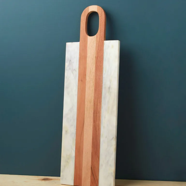 Planche longue en marbre et bois Moa Be Home