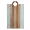Planche rectangulaire en marbre et bois Moa Be Home