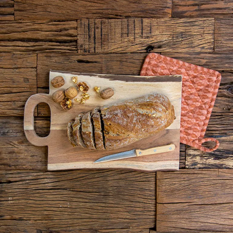 Planche Wood bois acacia 40x24,5 cm Novastyl
