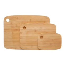 3 planches à découper en bambou