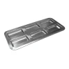 Plaque 6 financiers en fer blanc Gobel