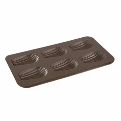 Plaque 6 madeleines gourmandes anti-adhésive Gobel
