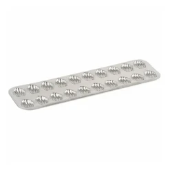 Plaque 20 madeleinettes en fer blanc Gobel
