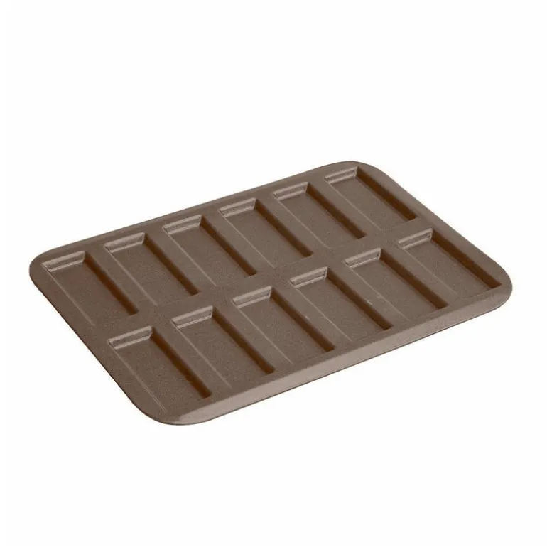 Plaque 12 mini-financiers anti-adhésive Gobel