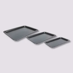 3 plaques de cuisson acier