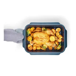 Plat à four anti-adhésif 41 cm bleu Nest Oven Joseph Joseph