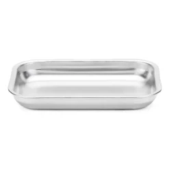 Plat à four bas inox 30 cm Patisse