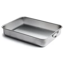 Plat à four en inox 35x26 cm Steel Pan
