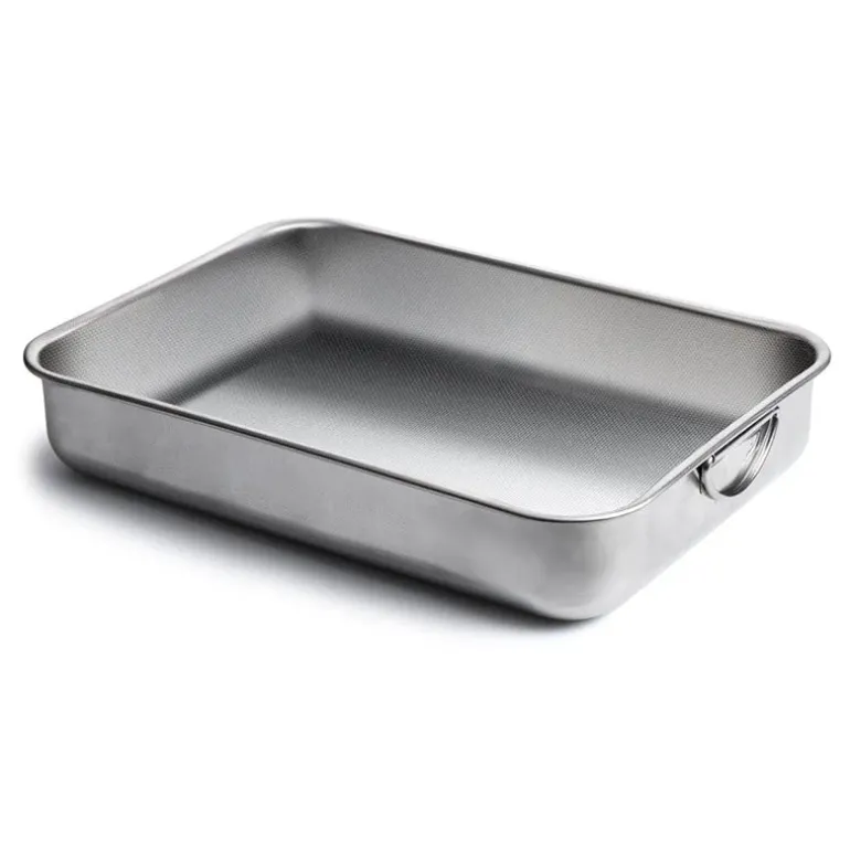 Plat à four en inox 35x26 cm Steel Pan