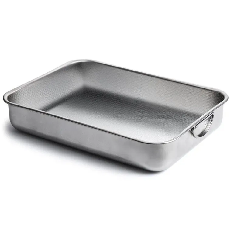 Plat à four en inox 40x28 cm Steel Pan