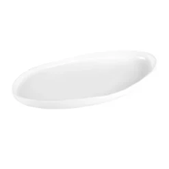 Plat organique en porcelaine 24x14 cm Table Passion