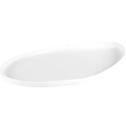 Plat organique en porcelaine 37x22 cm Table Passion