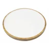 Plateau de présentation en bois rond Madras Be Home