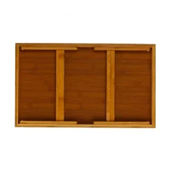 Plateau en bambou pieds repliables
